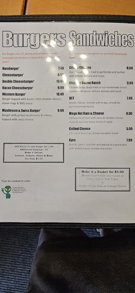 Outer Limits Bar & Grill Menu image 2