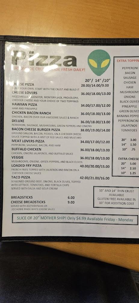 Outer Limits Bar & Grill Menu image 4